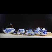 22头手绘釉下青花(huā)事事...